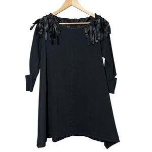 Mangled Courtesan April Johnston Capulet Dress Project Runway Black Size Small